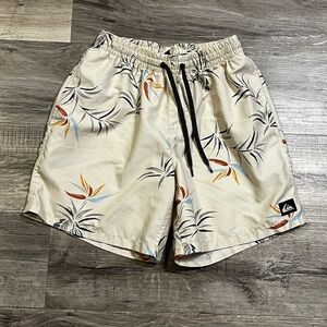 Quiksilver cream off White Swim Shorts